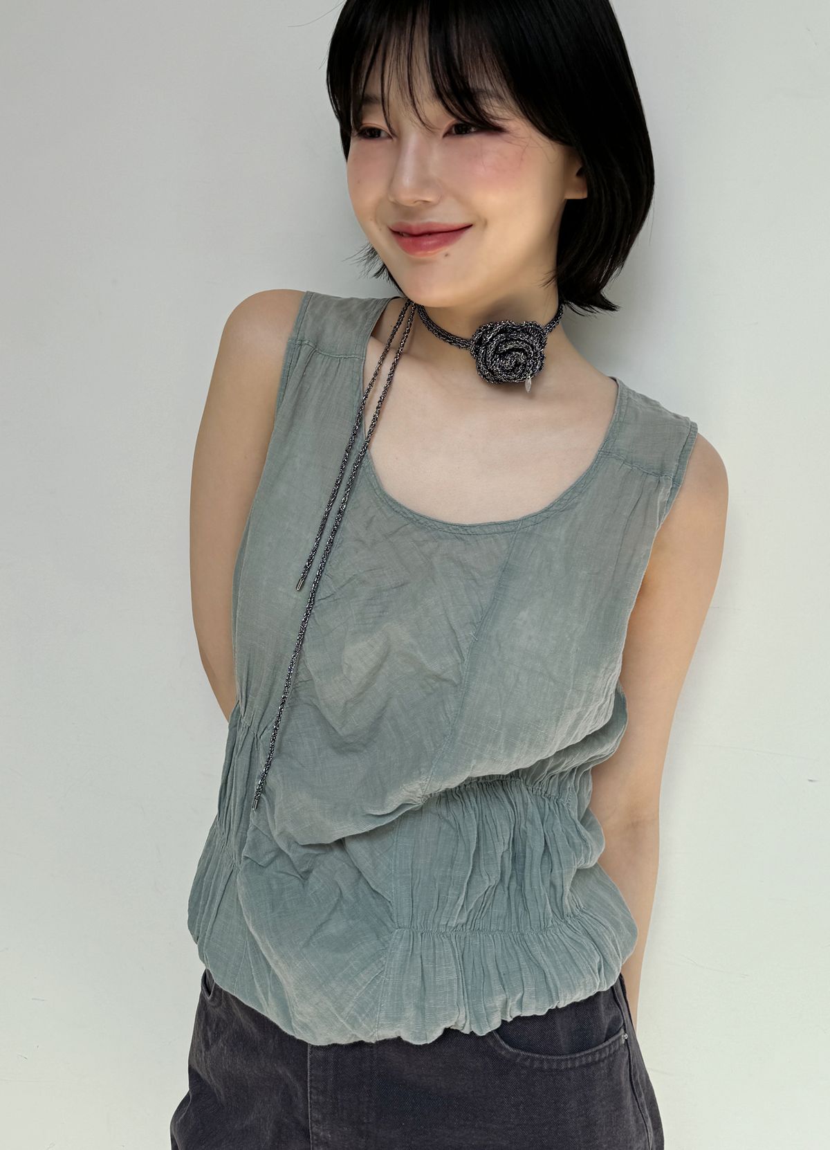 애플파이오더(APPLE PIE ORDER) Rose Knit Tie. (Large, 2color)