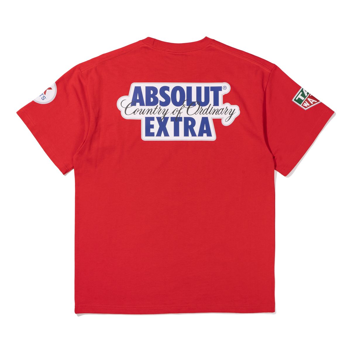엑스트라오디너리(EXTRAORDINARY) 헤비코튼  RACING SYMBOL TEE  RED