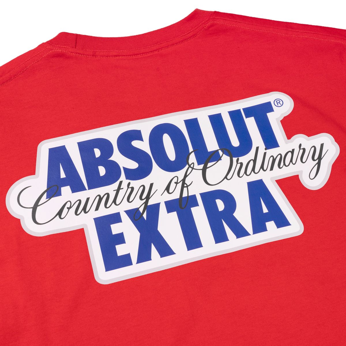 엑스트라오디너리(EXTRAORDINARY) 헤비코튼  RACING SYMBOL TEE  RED
