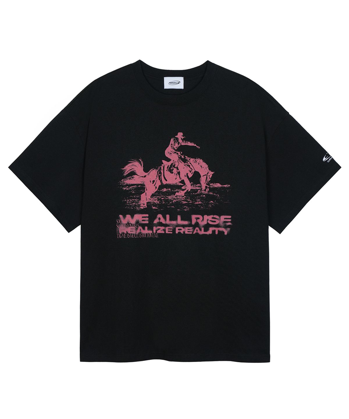 그레일즈(GRAILZ) FORWARD HORSE T-SHIRTS [BLACK]