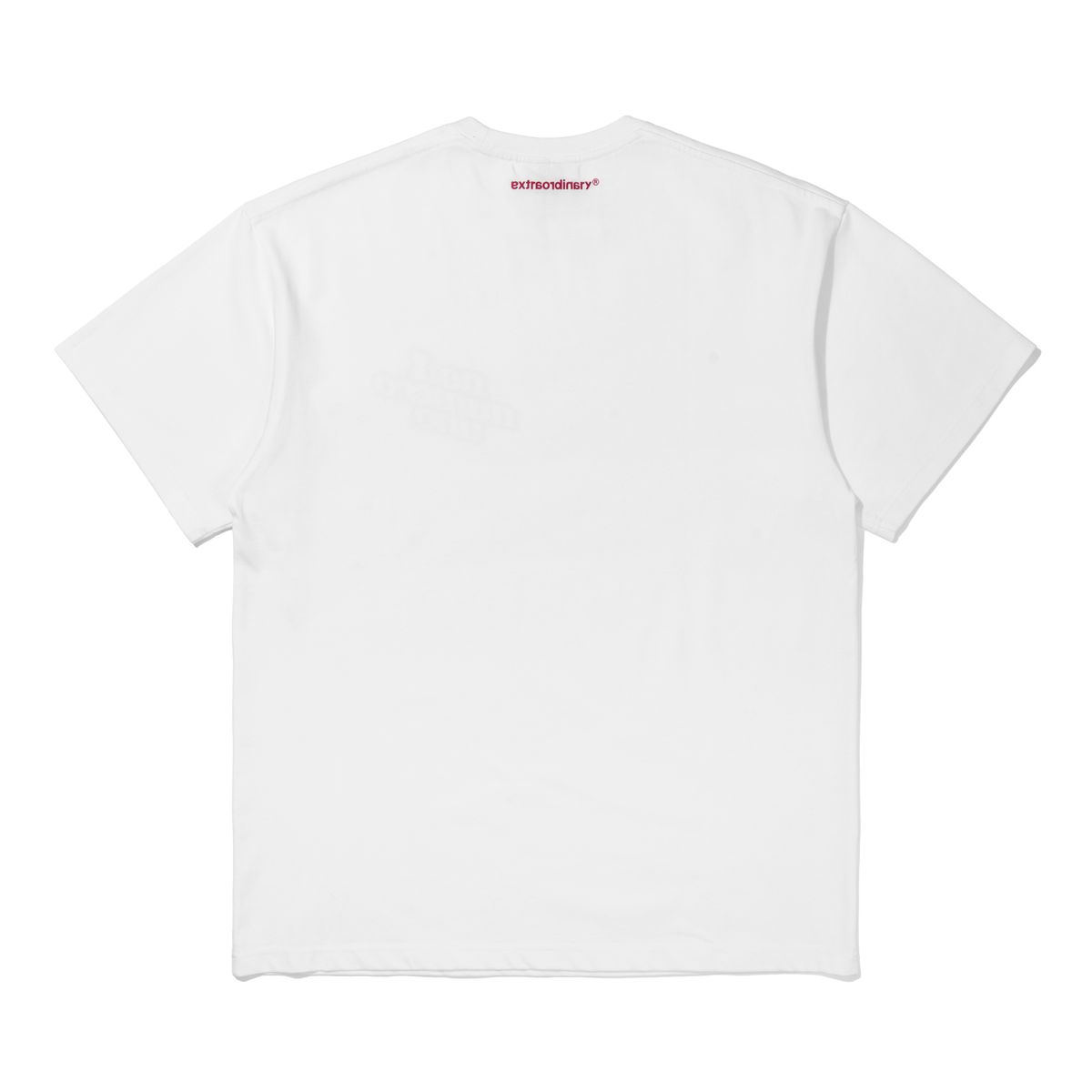 엑스트라오디너리(EXTRAORDINARY) 헤비코튼  NO1 NUMERO TEE  WHITE