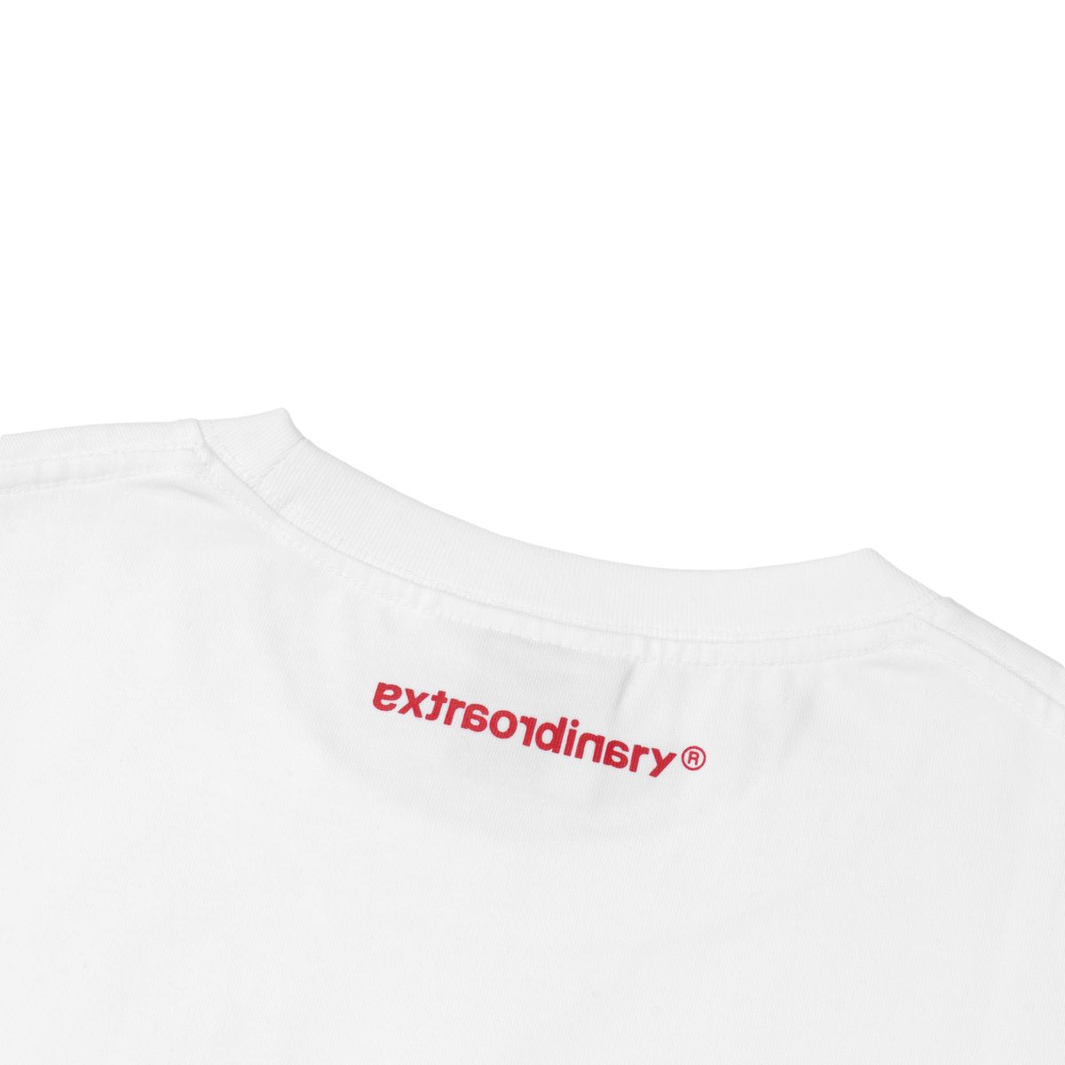 엑스트라오디너리(EXTRAORDINARY) 헤비코튼  NO1 NUMERO TEE  WHITE