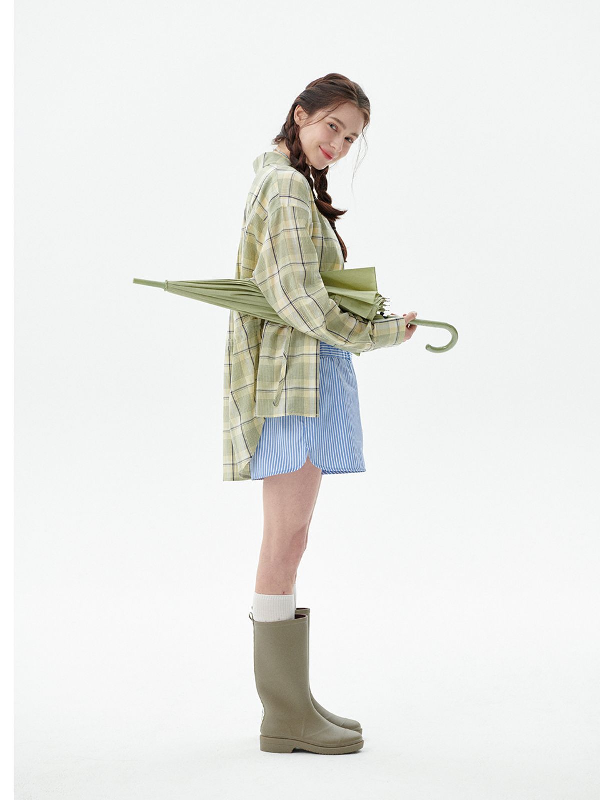 인더스타(INTHESTAR) IS_241516 Original Line Rain Boots Long (2colors)