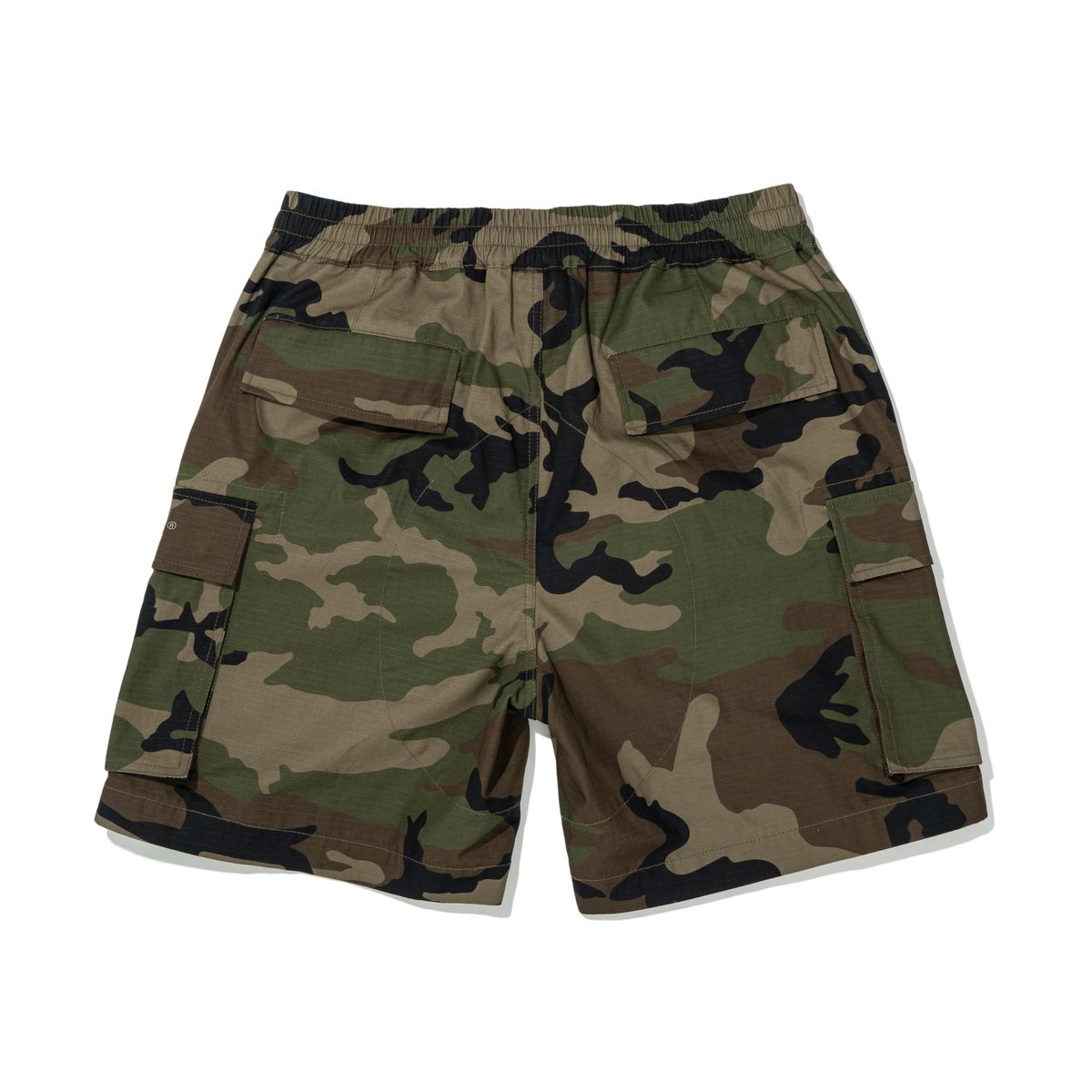 엑스트라오디너리(EXTRAORDINARY) CAMO CARGO RIPSTOP SHORTS  WOODLAND CAMO