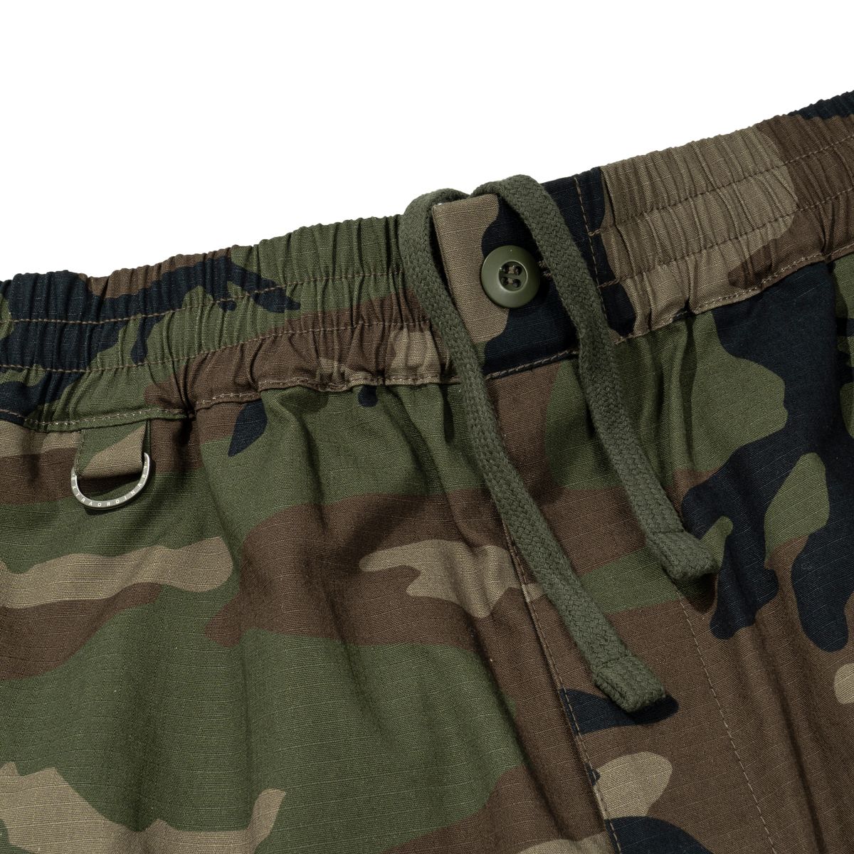 엑스트라오디너리(EXTRAORDINARY) CAMO CARGO RIPSTOP SHORTS  WOODLAND CAMO