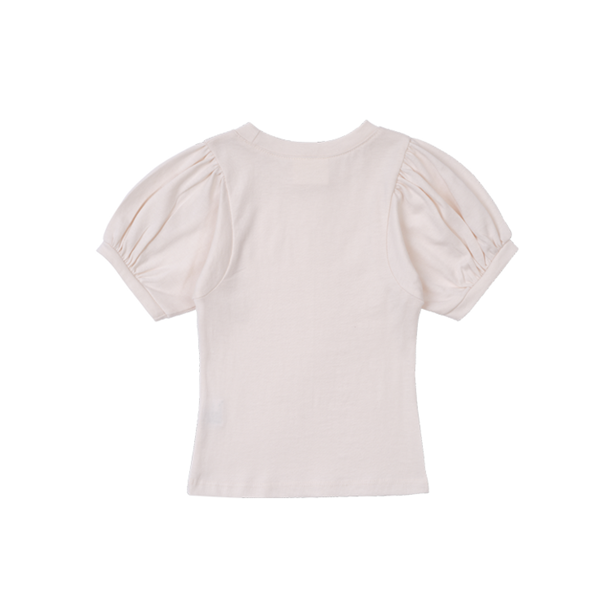 라메종드도도(LA MAISON DE DODO) Summer Puff Shirt au Jardin (Blushing Ivory)_여아반팔티