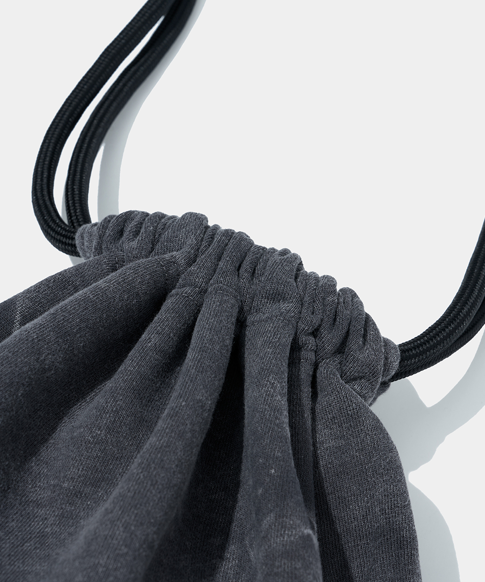 MUSINSA | MAISON MINED PINCH EYELET GYM SACK CHARCOAL