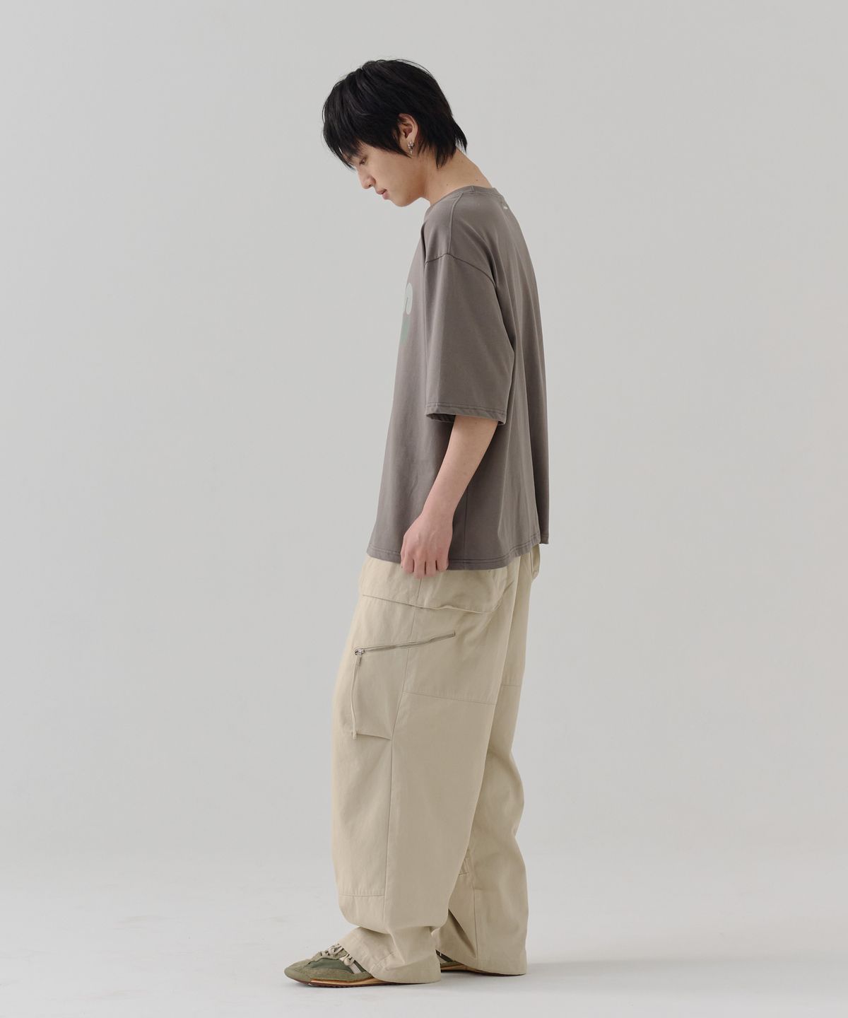 노운(NOUN) balloon pocket pants (beige)
