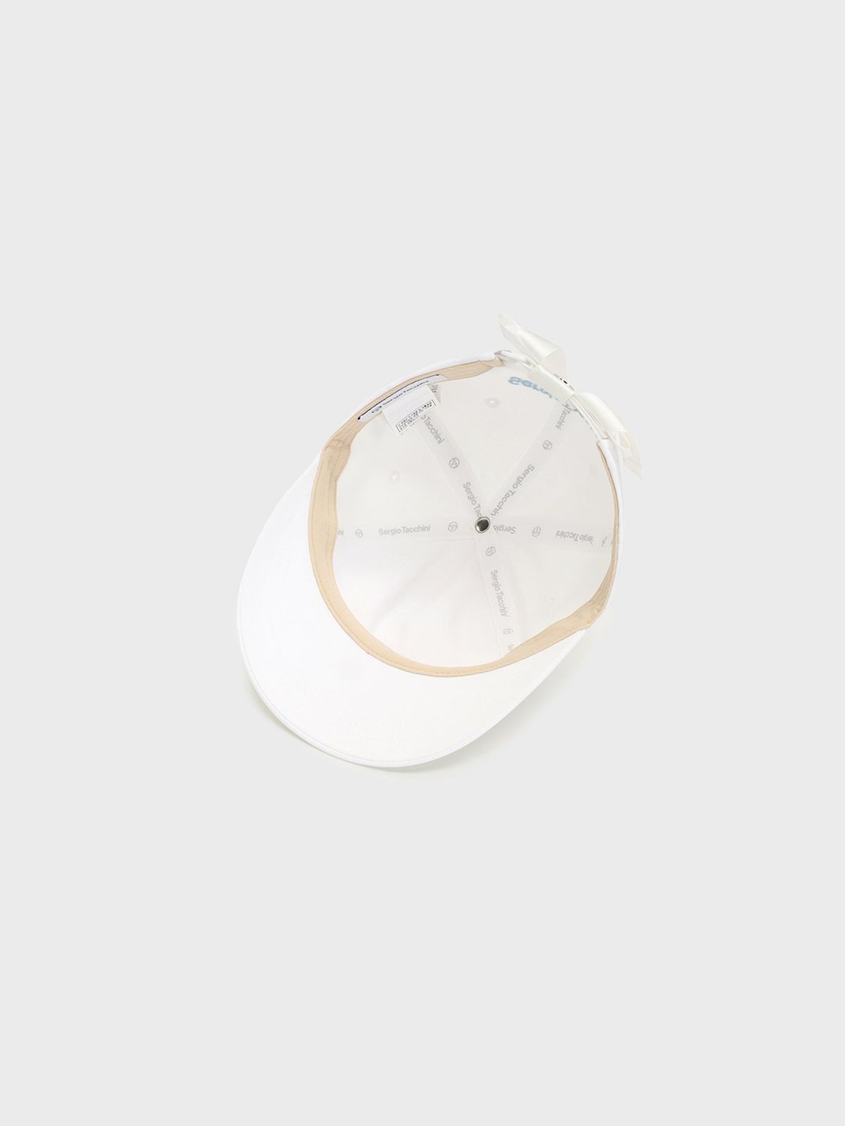 세르지오 타키니(SERGIO TACCHINI) W 리조트 와이드챙 리본 볼캡 (White)