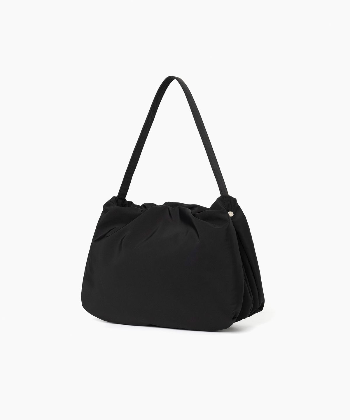 튜드먼트(TTUDEMENT) SHELL HOBO BAG BLACK