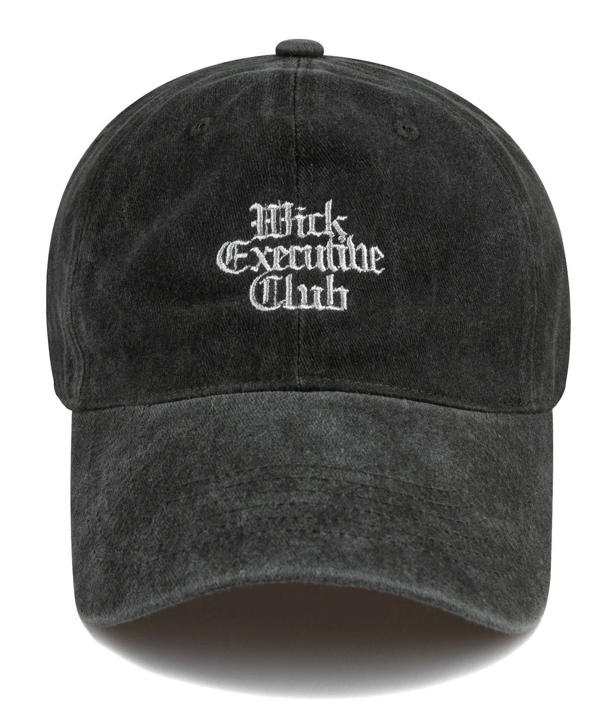 윅(WICK) Executive 클래식 스톤 워시드 볼캡-차콜