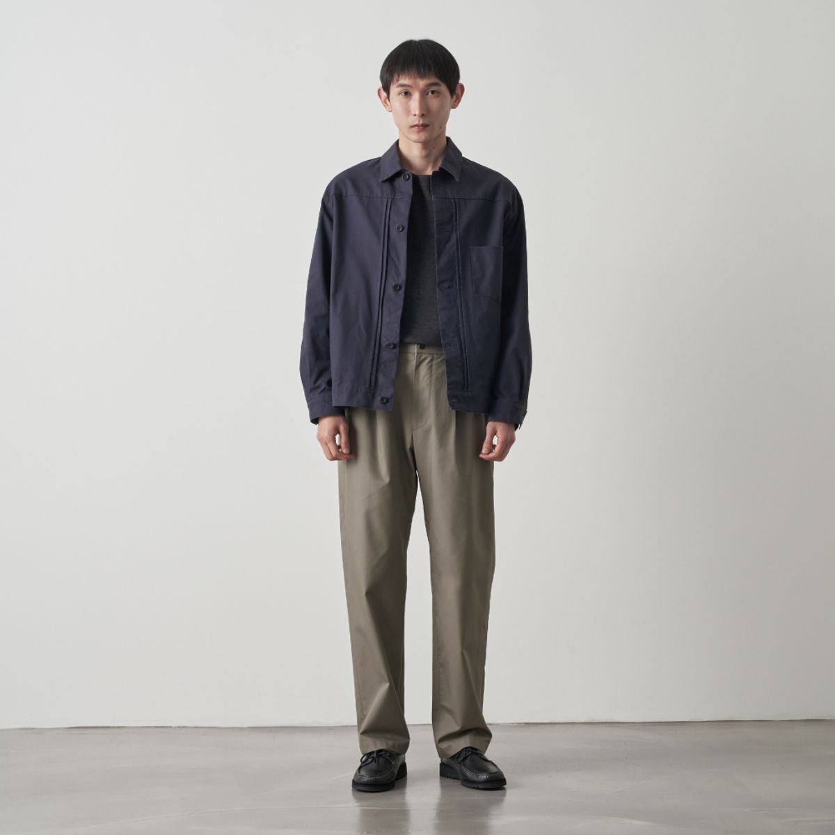 소머셋(SOMERSET) 트러커 자켓 (네이비)