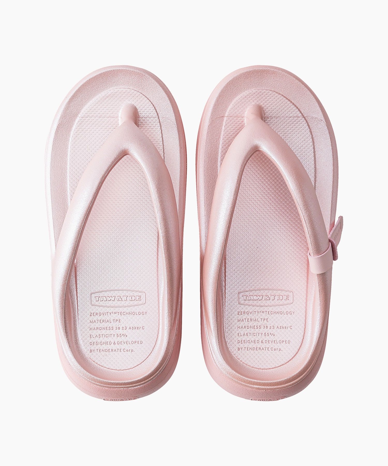 ◆TAW&TOE◆ Zerovity MOON baby pink Z-SL-PIAJ New TAW&TOE FLIP FLOP ZEROVITY OG BABY PINK Z-FF-PIAJ Light