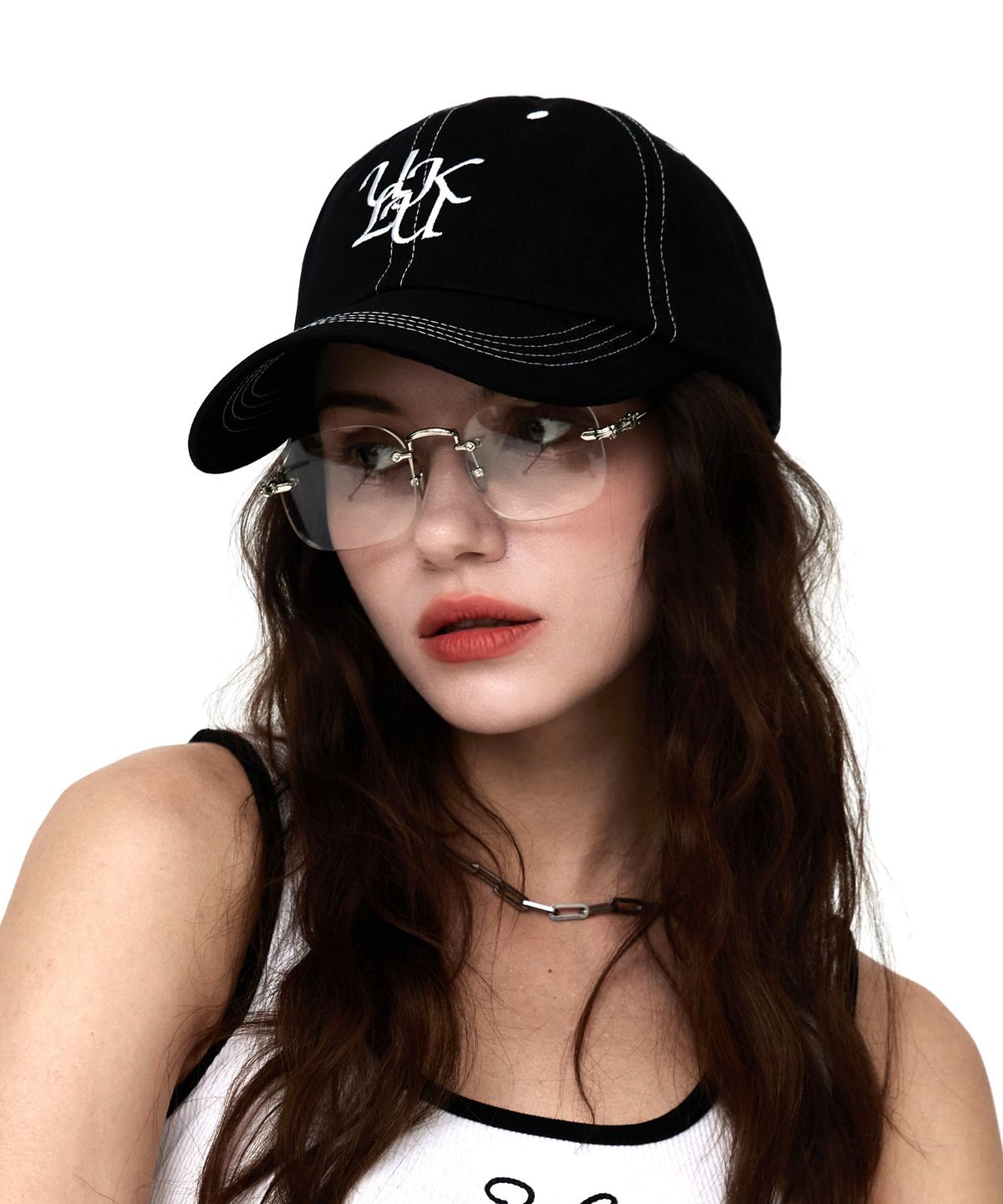유룩(ULUK) 루시다 스티치 자수 볼캡_Black