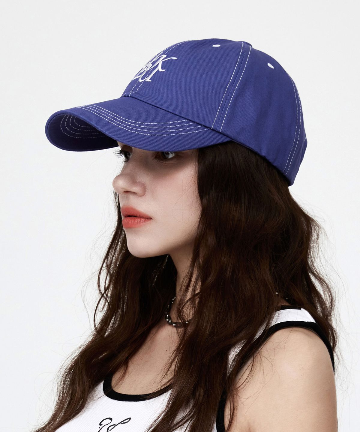 유룩(ULUK) 루시다 스티치 자수 볼캡_Purple