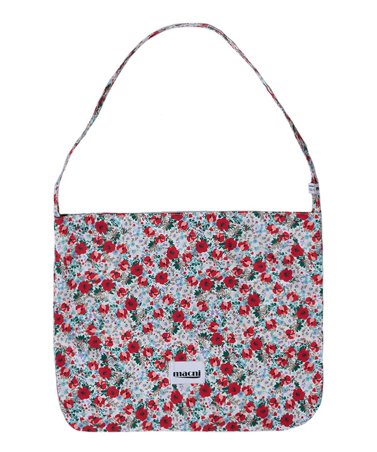 마크니(MACNI) FLORAL ECO CROSS BAG_WHITE