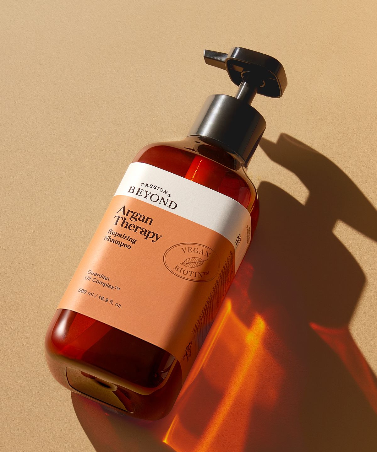 비욘드(BEYOND) 아르간 테라피 리페어링 샴푸 500ml