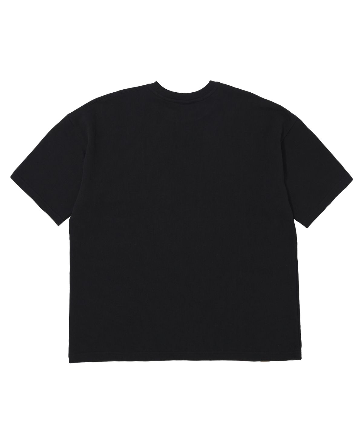 어낫띵(A NOTHING) PIXEL PIN-KNIT 1/2 BOX TEE (Black)