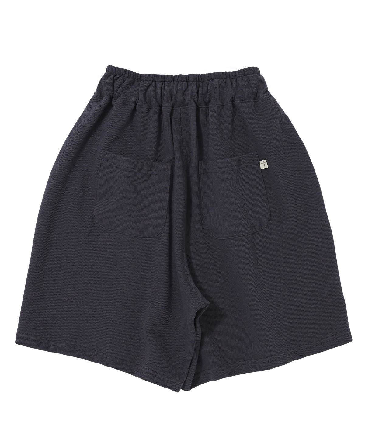 어낫띵(A NOTHING) PIN-KNIT WIDE 1/2 PANTS (Charcoal)
