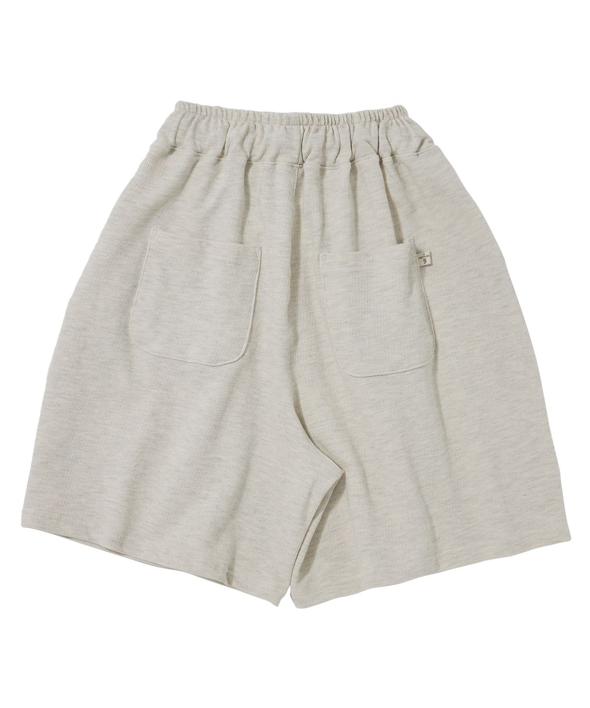 어낫띵(A NOTHING) PIN-KNIT WIDE 1/2 PANTS (Oatmeal)
