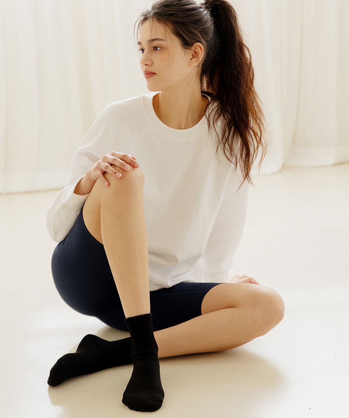 스튜디오 싹스탑(STUDIO SOCKSTOP) [6PACK] 여자 스포츠 쿠션 미들삭스 10 COLORS