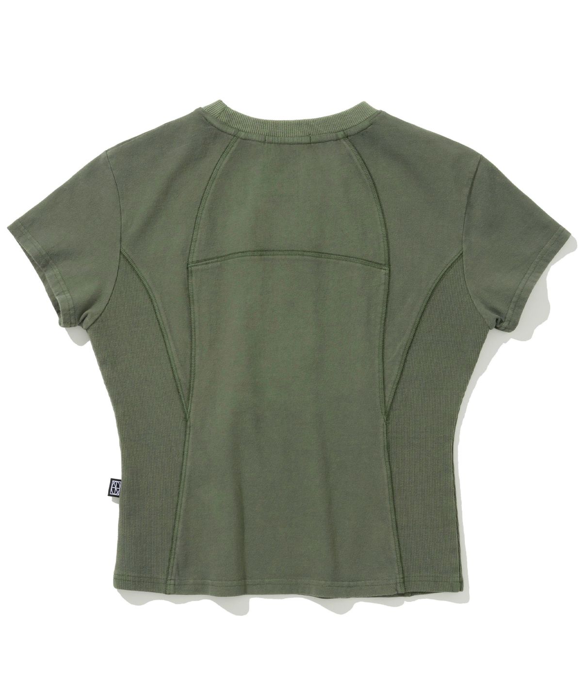 낫포너드(NOT4NERD) W N4ND Incision Pigment T-Shirts - Khaki