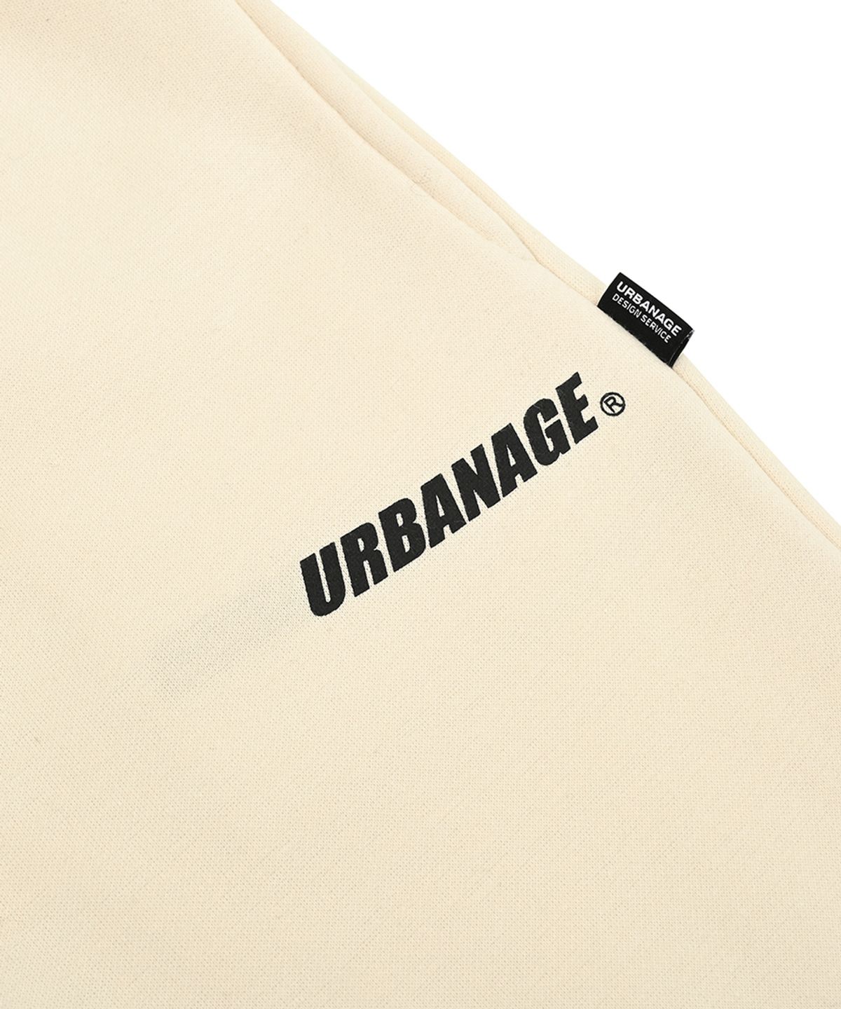 어반에이지(URBANAGE) 베이직 조거 스웨트 팬츠_크림