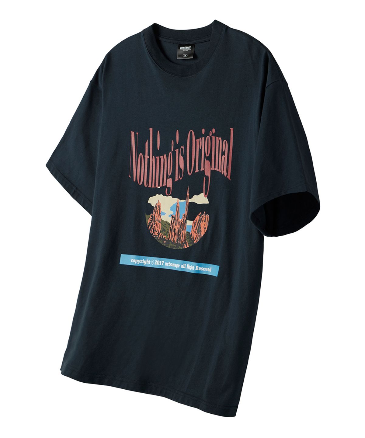어반에이지(URBANAGE) [2PACK] Mountain Nothing is Original  오버 반팔 (4COLOR)