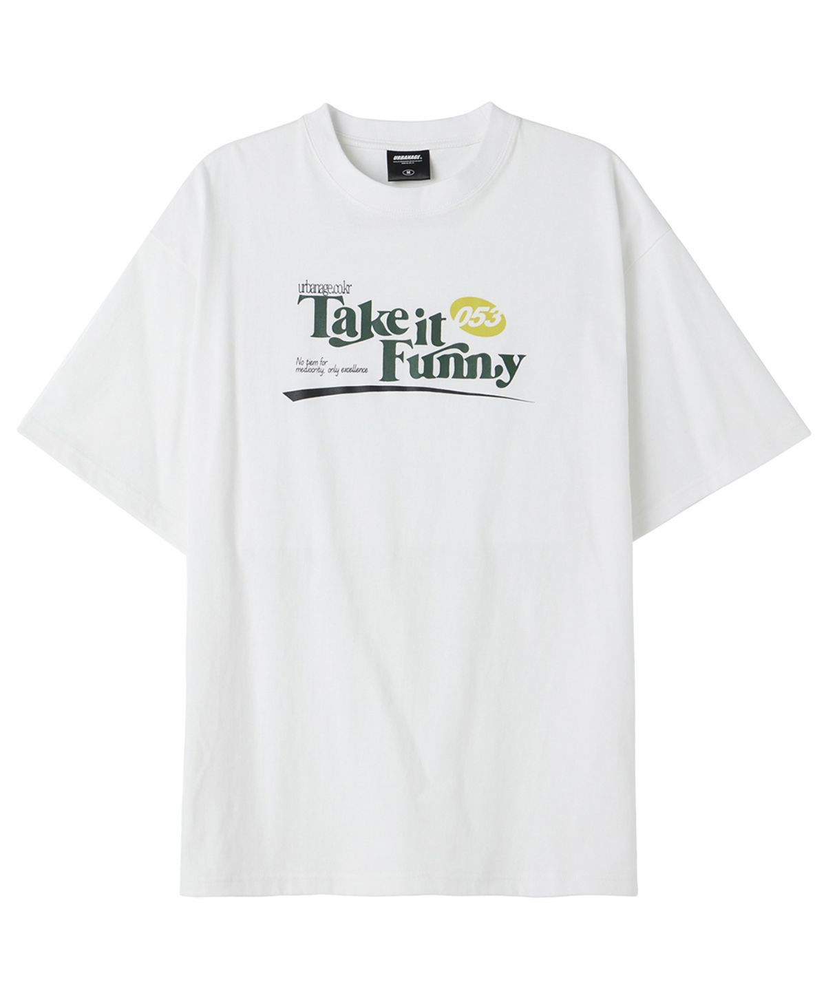 어반에이지(URBANAGE) [2PACK] Take It Funny 053 오버 반팔 (4COLOR)