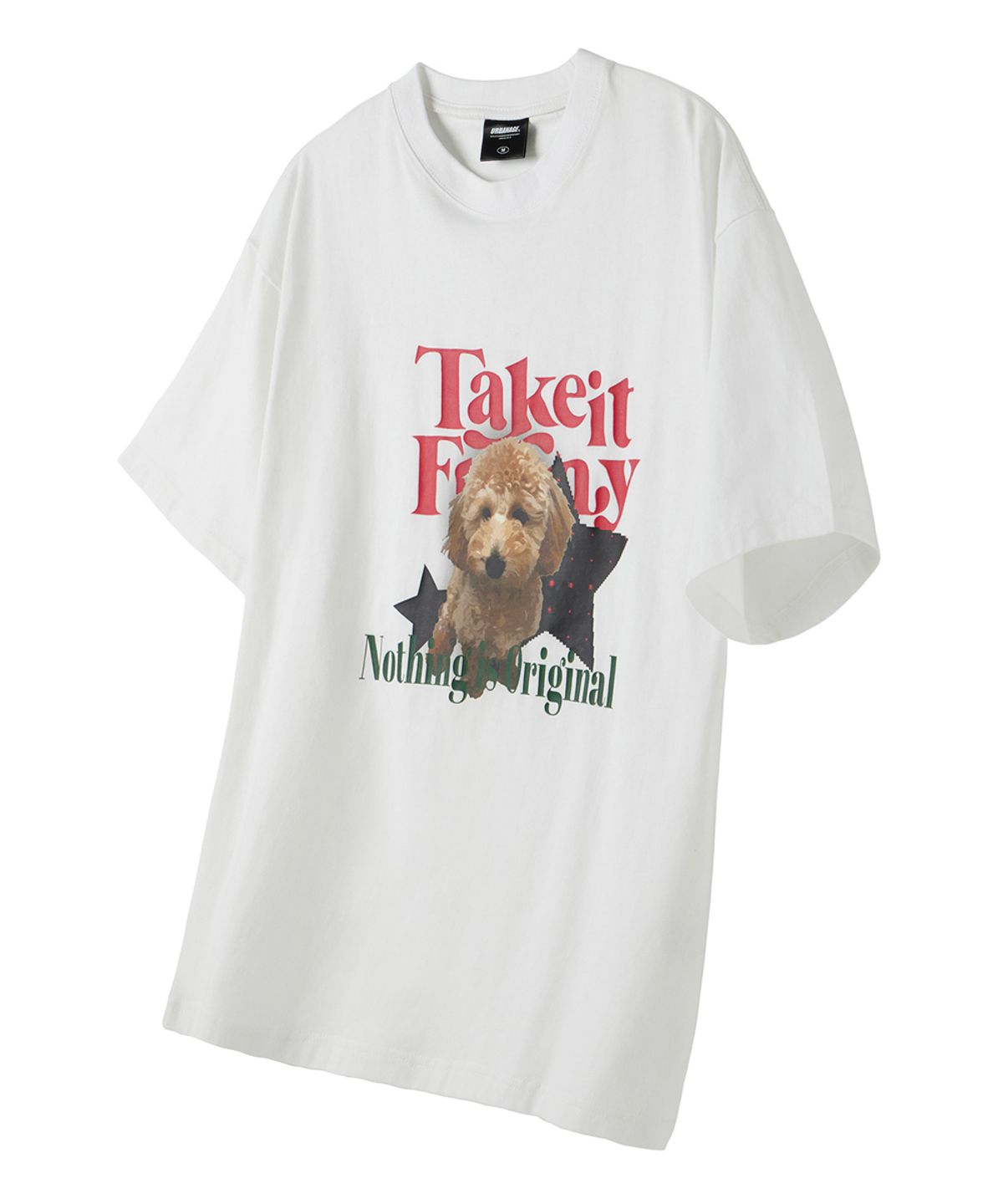 어반에이지(URBANAGE) [2PACK] Take it Funny Pet 오버 반팔 (5COLOR)