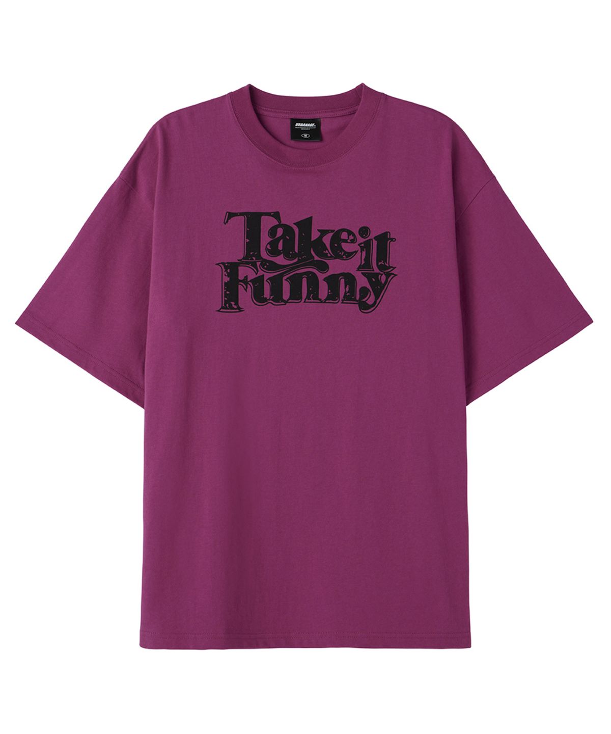 어반에이지(URBANAGE) [2PACK] Take It Funny Vintage 오버 반팔 (4COLOR)