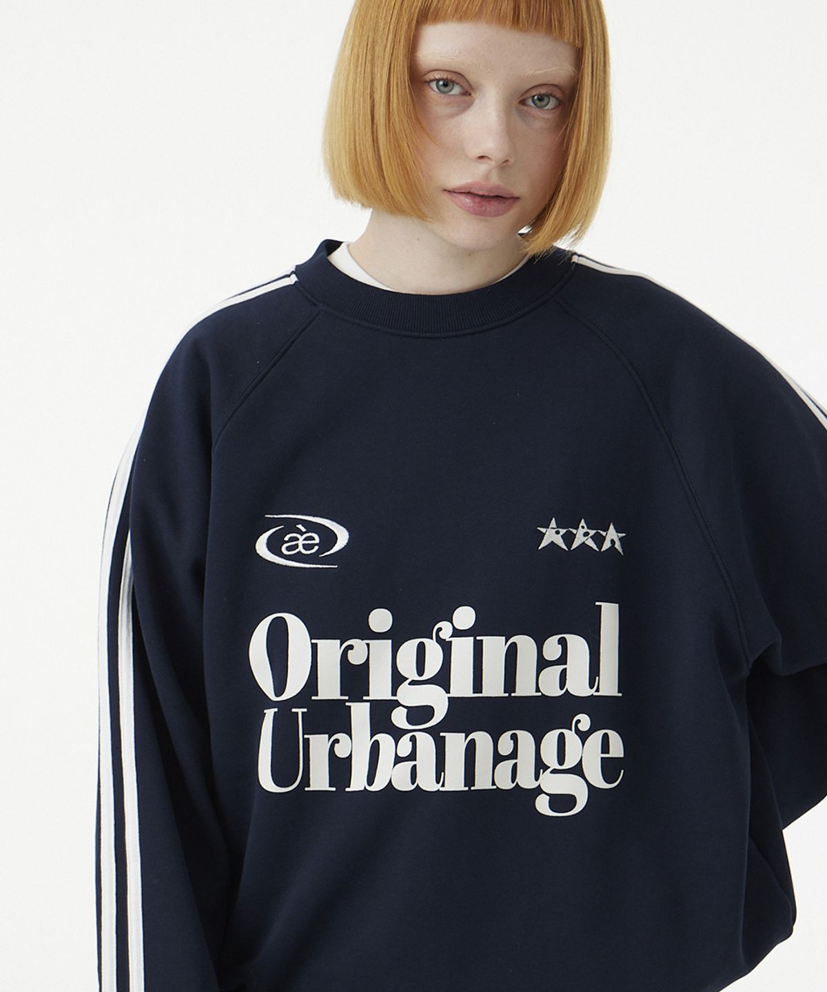 어반에이지(URBANAGE) [2PACK] 오리지날 어반에이지 나그랑 맨투맨 (3COLOR)