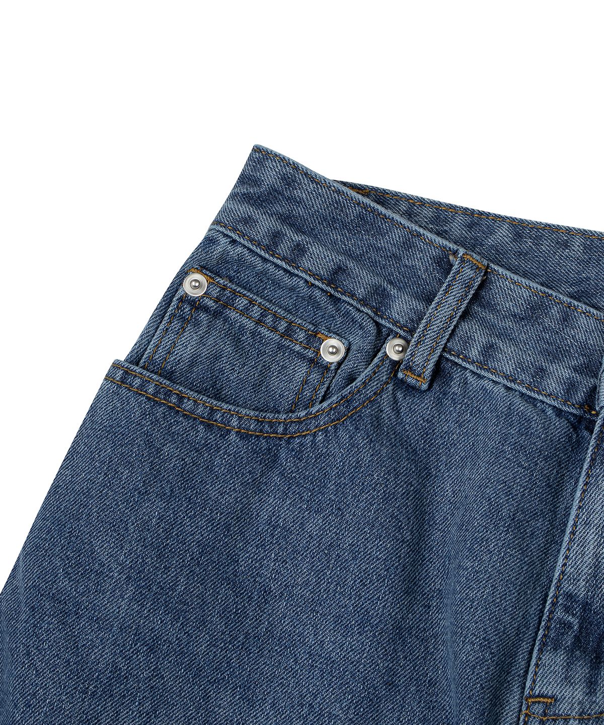디 그랜드 마틴(DE GRAND MATIN) SEMI WIDE DENIM PANTS_INDIGO