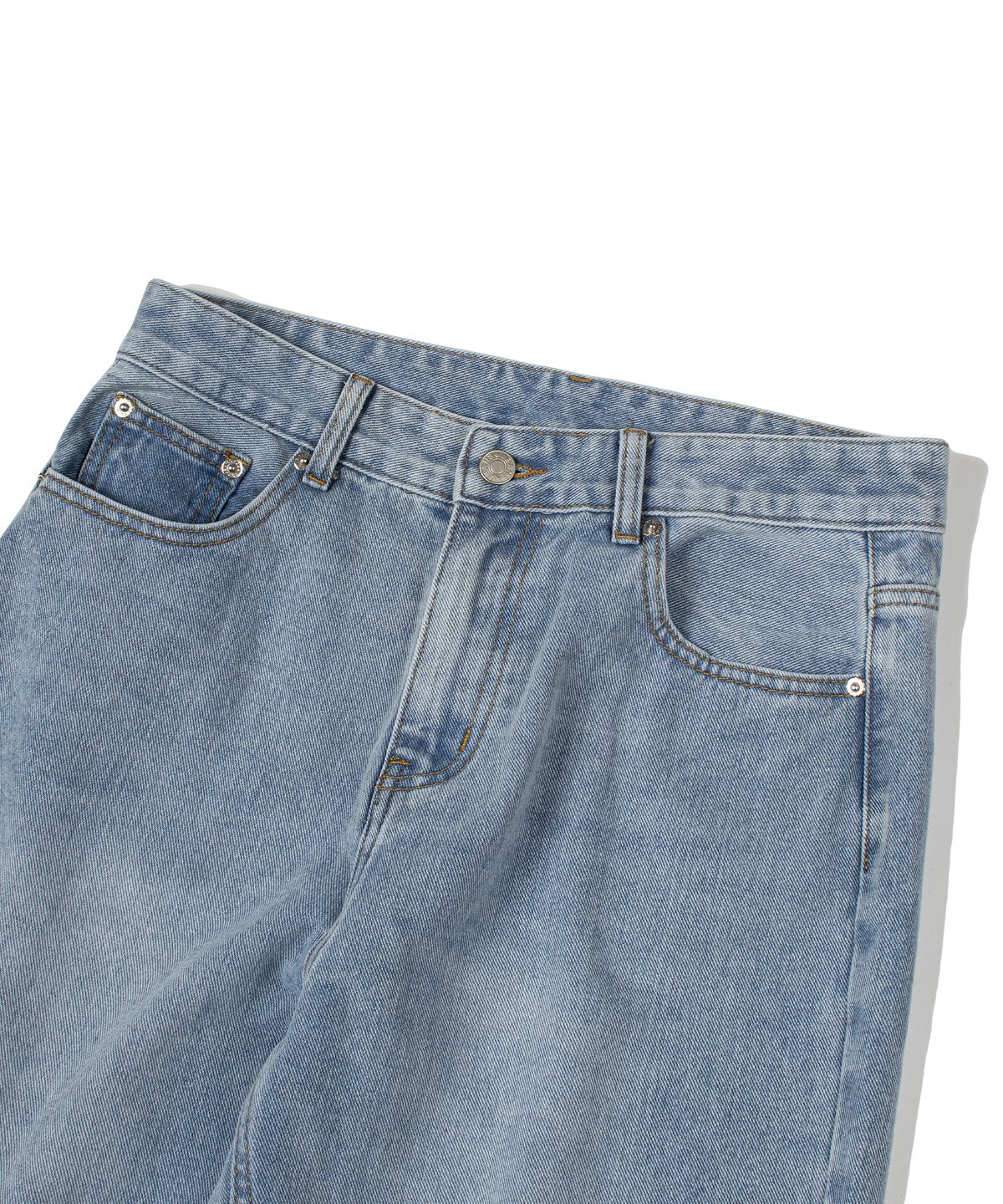 디 그랜드 마틴(DE GRAND MATIN) SEMI WIDE DENIM PANTS_LIGHT INDIGO