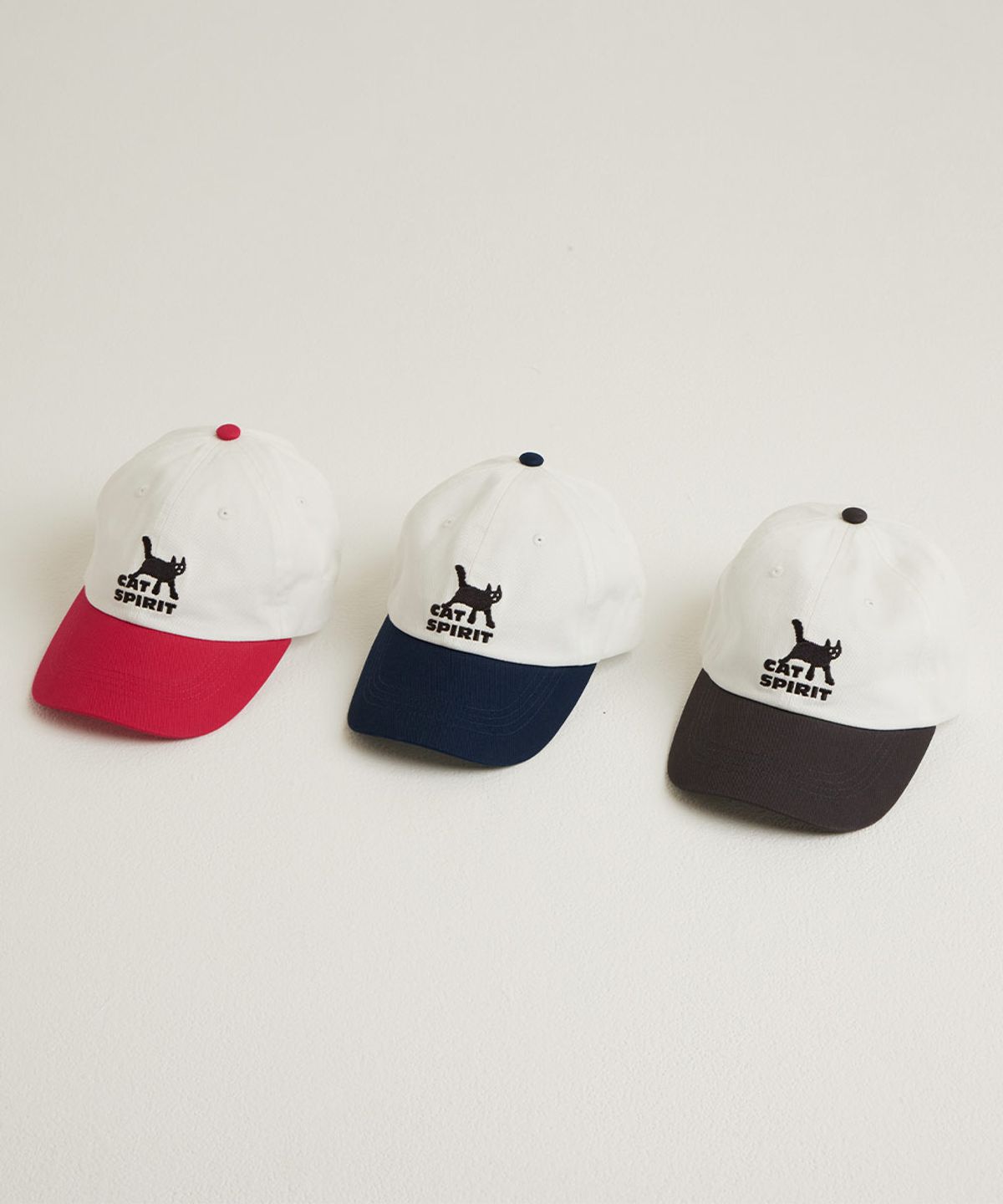 어반에이지(URBANAGE) [2PACK] Cat Spirit 투톤 볼 캡 (3COLOR)