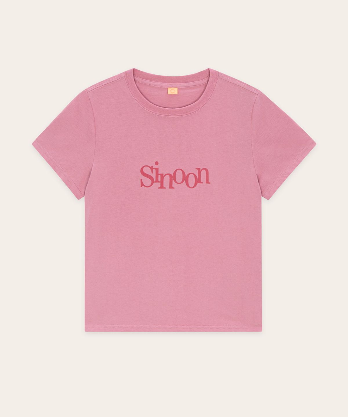시눈(SINOON) Sinoon Signature Logo T-Shirts (Deep Pink)