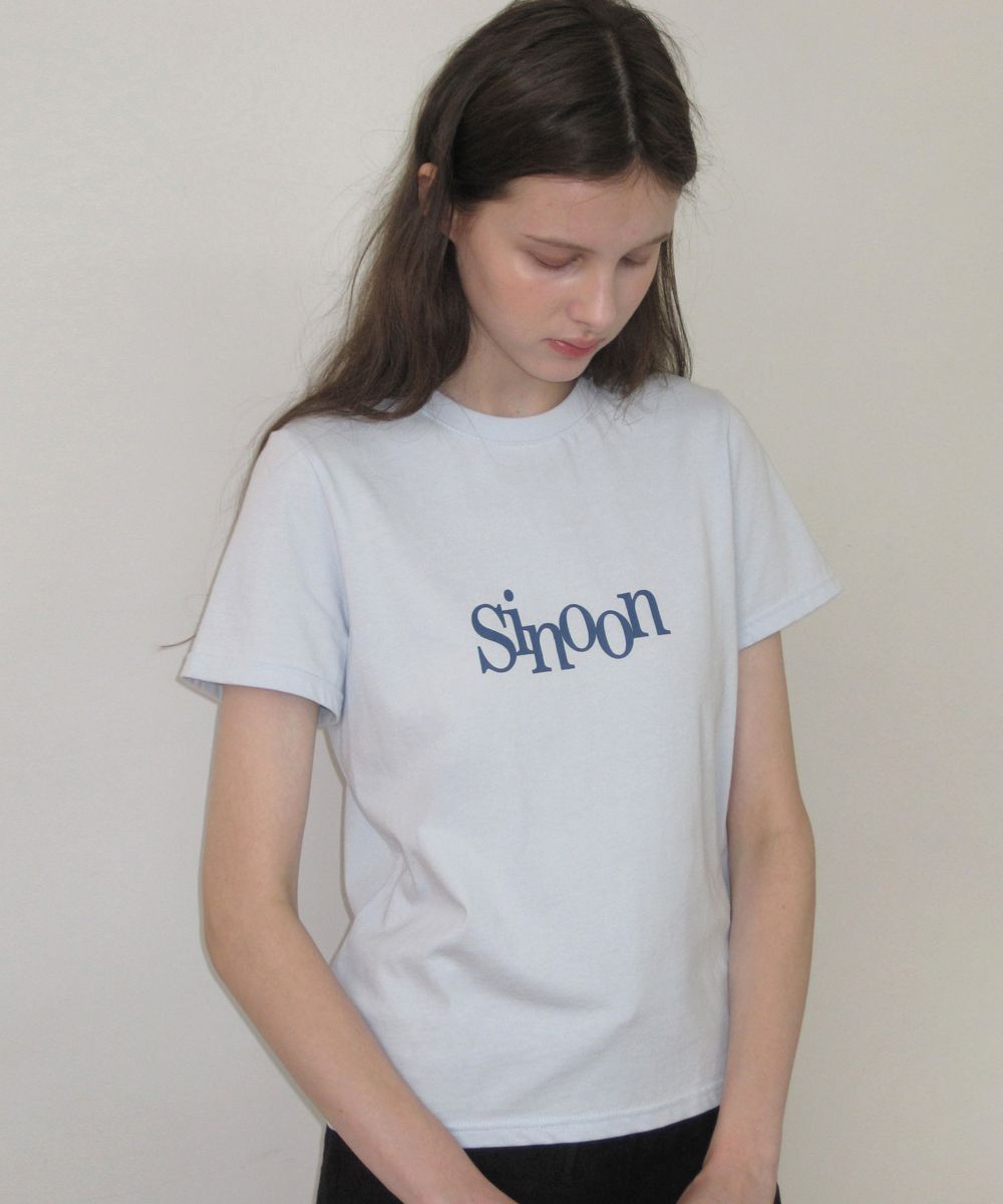 ★sinoon★Sinoon Signature Logo T-Shirts MUSINSA公式 | SINOON Sinoon Signature Logo T-Shirts (Sky Blue)