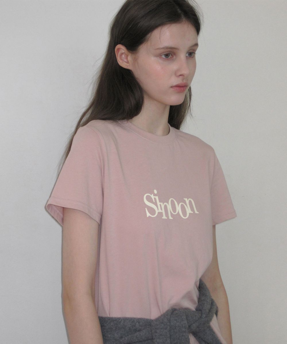 MUSINSA公式 | SINOON Sinoon Signature Logo T-Shirts (Pink)