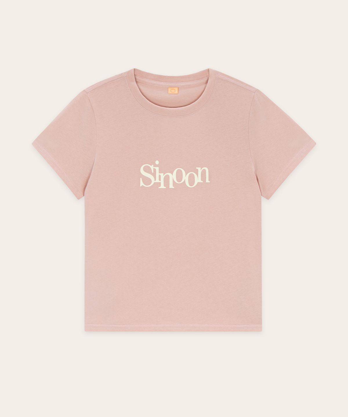 시눈(SINOON) Sinoon Signature Logo T-Shirts (Pink)