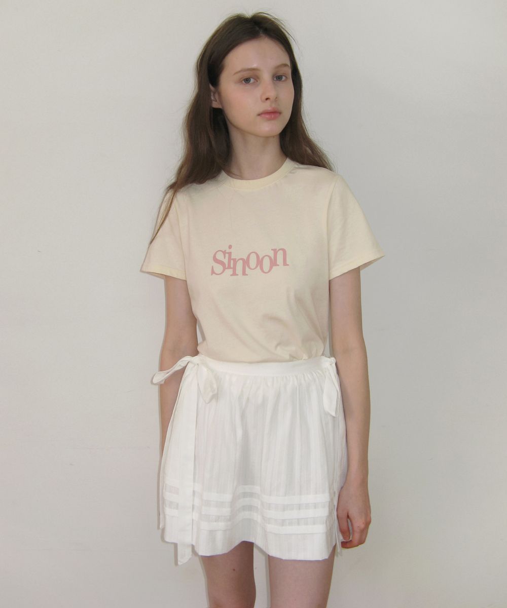 ★sinoon★Sinoon Signature Logo T-Shirts MUSINSA | SINOON Sinoon Signature Logo T-Shirts (Cream)
