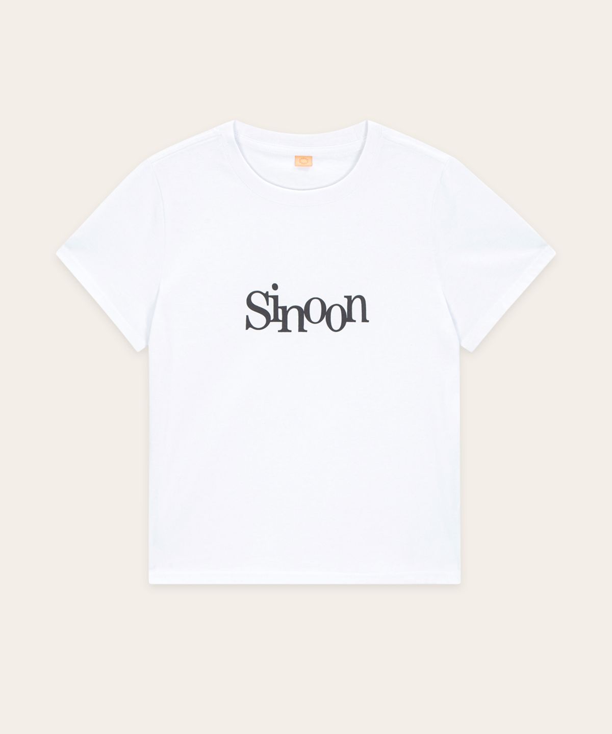 시눈(SINOON) Sinoon Signature Logo T-Shirts (White)