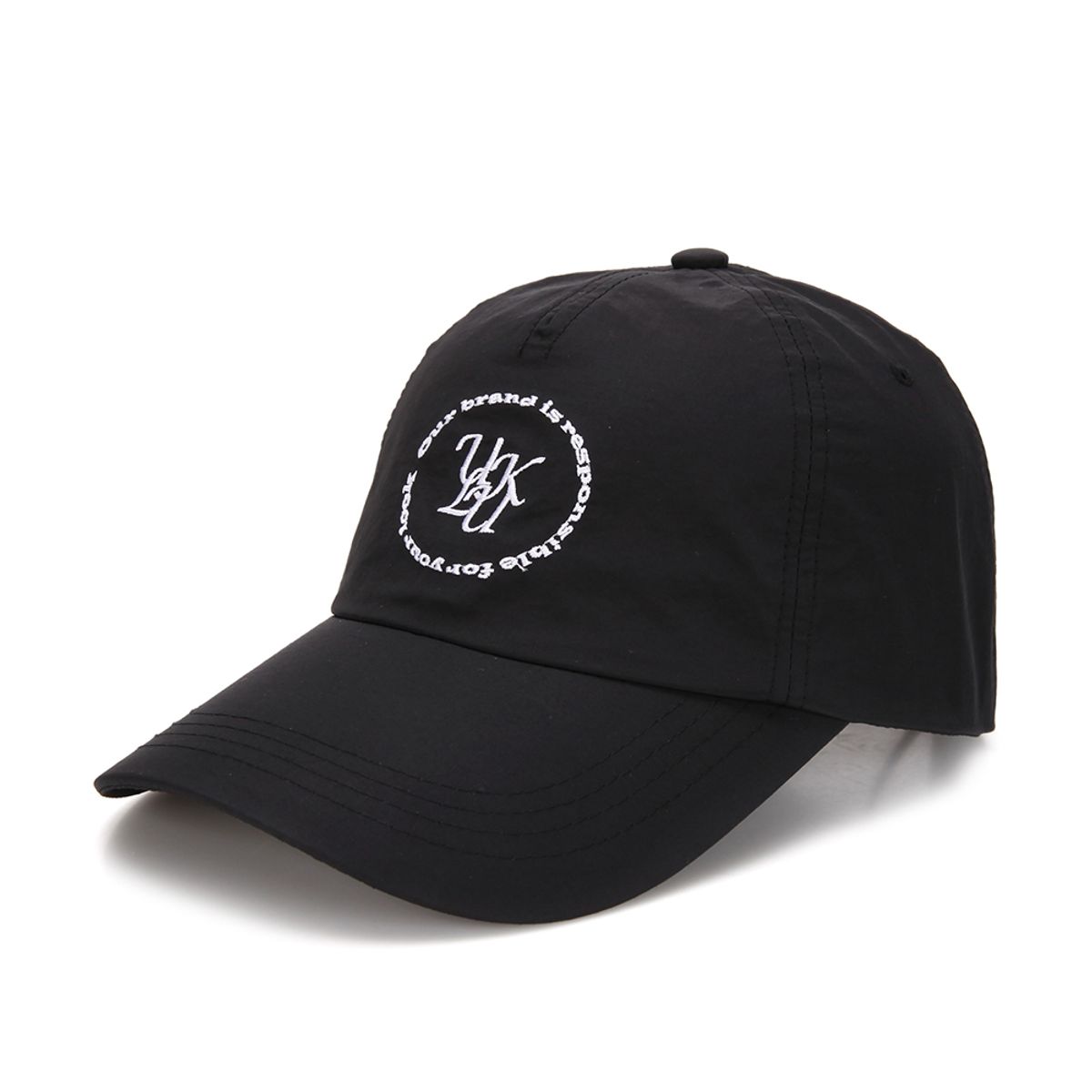 유룩(ULUK) 루시다C 자수 나일론 볼캡_Black