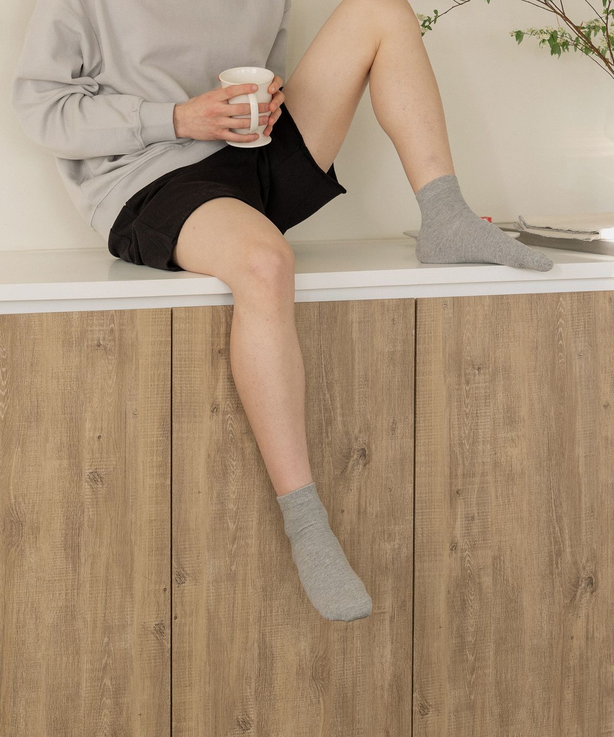 스튜디오 싹스탑(STUDIO SOCKSTOP) [8PACK] 남자 베이직 미들삭스 3 COLORS