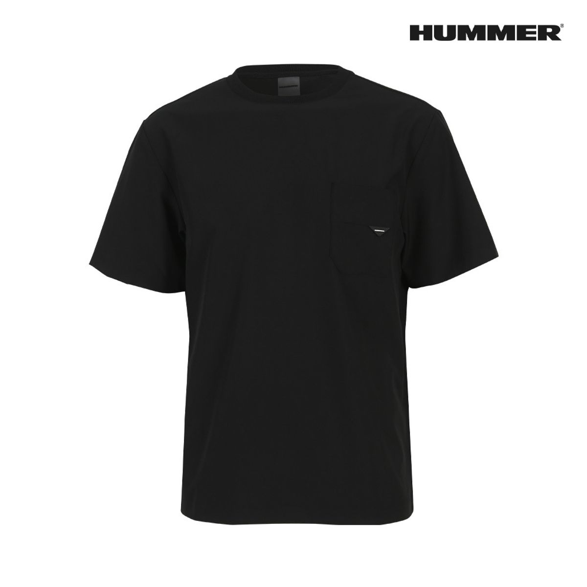 험머(HUMMER) H4 라이크라 써머 반팔 티셔츠 블랙