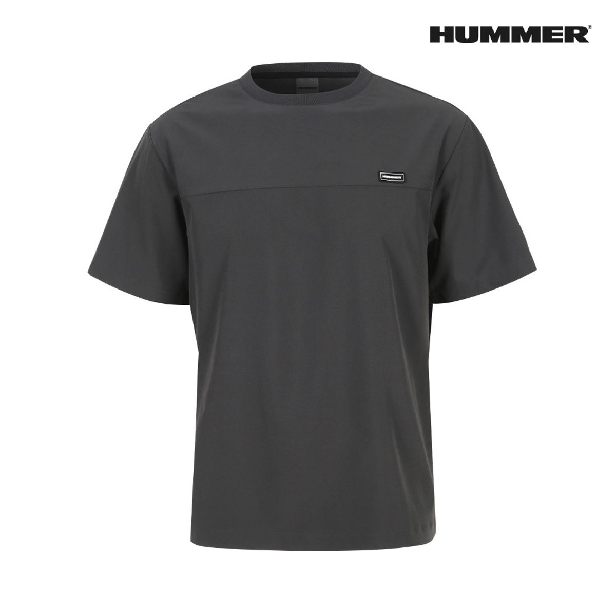 험머(HUMMER) H4 라이크라 써머 반팔 티셔츠 차콜