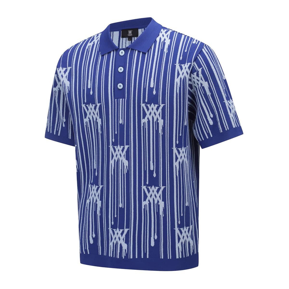어뉴골프(ANEW GOLF) MEN RAIN LOGO SHORT SLEEVE SWEATER_RB