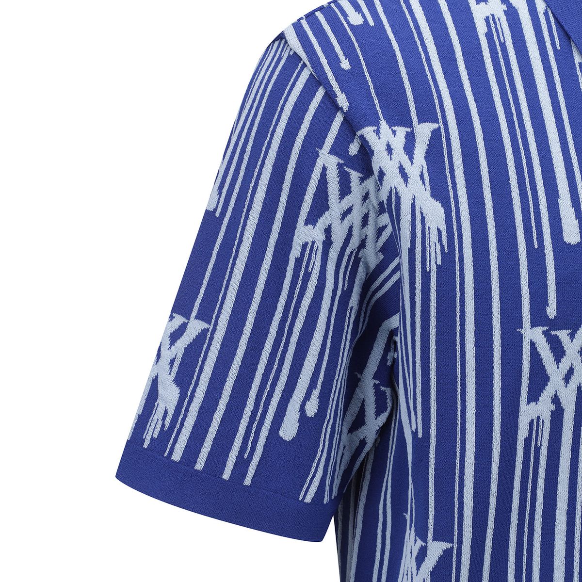 어뉴골프(ANEW GOLF) MEN RAIN LOGO SHORT SLEEVE SWEATER_RB
