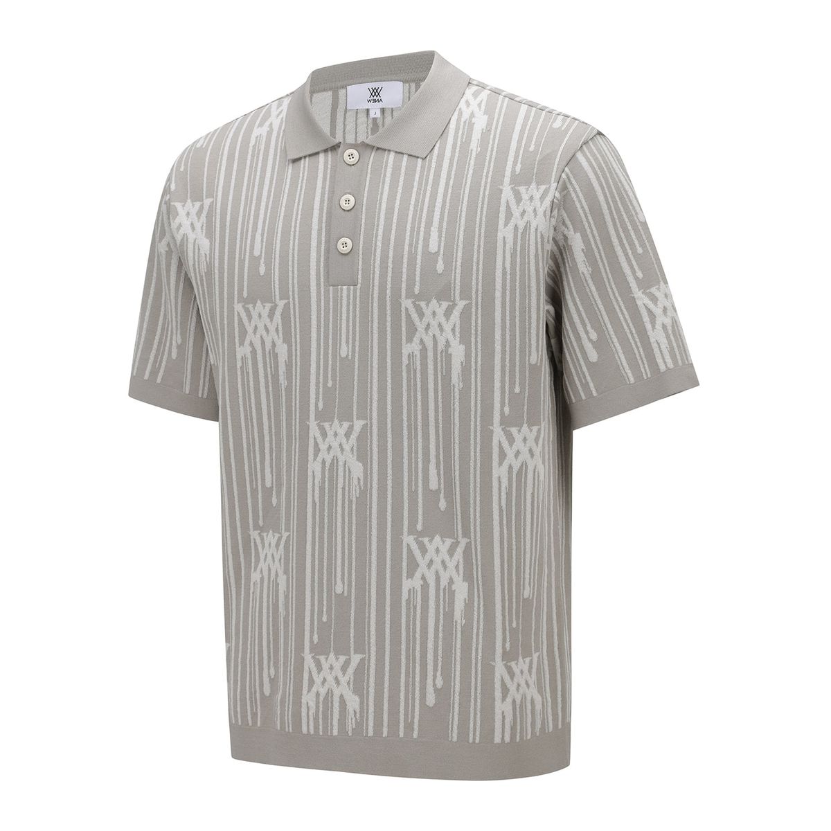 어뉴골프(ANEW GOLF) MEN RAIN LOGO SHORT SLEEVE SWEATER_BE
