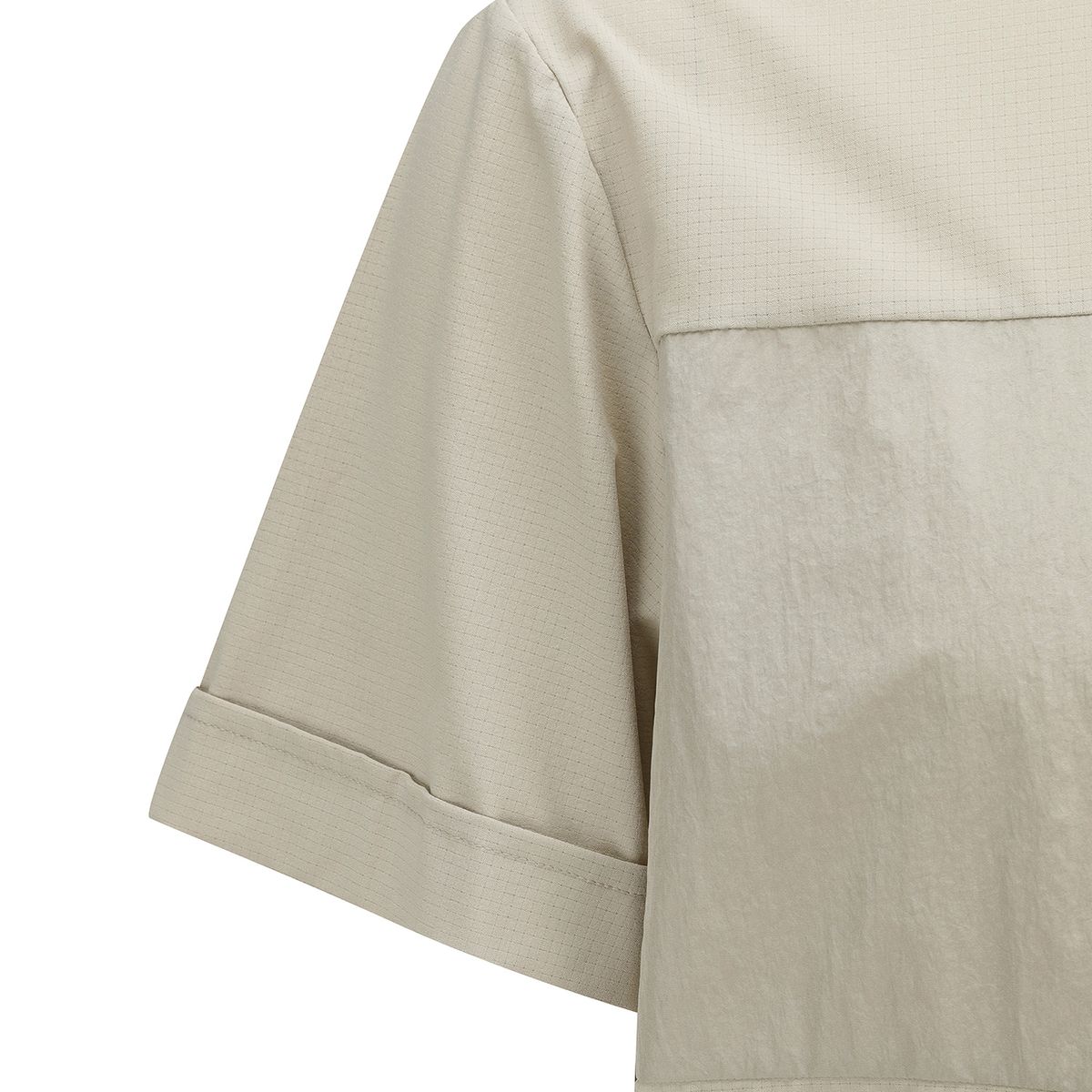 어뉴골프(ANEW GOLF) MEN WOVEN PATCH POINT SHORT T-SHIRT_BE
