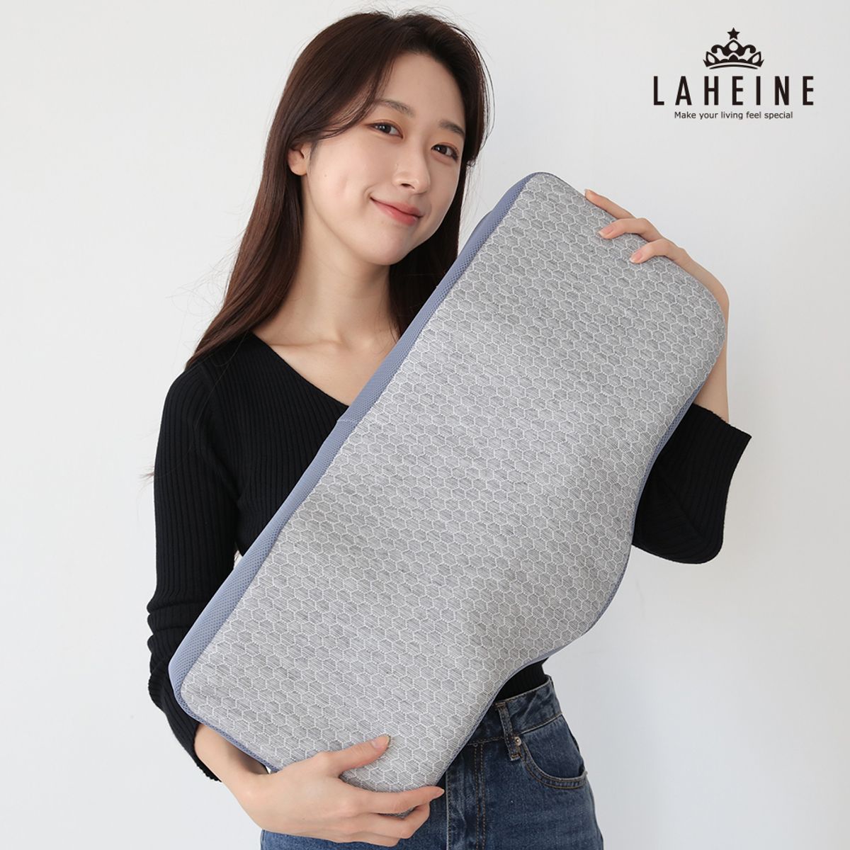 라헨느(LAHEINE) 에어홀 메모리폼 경추베개
